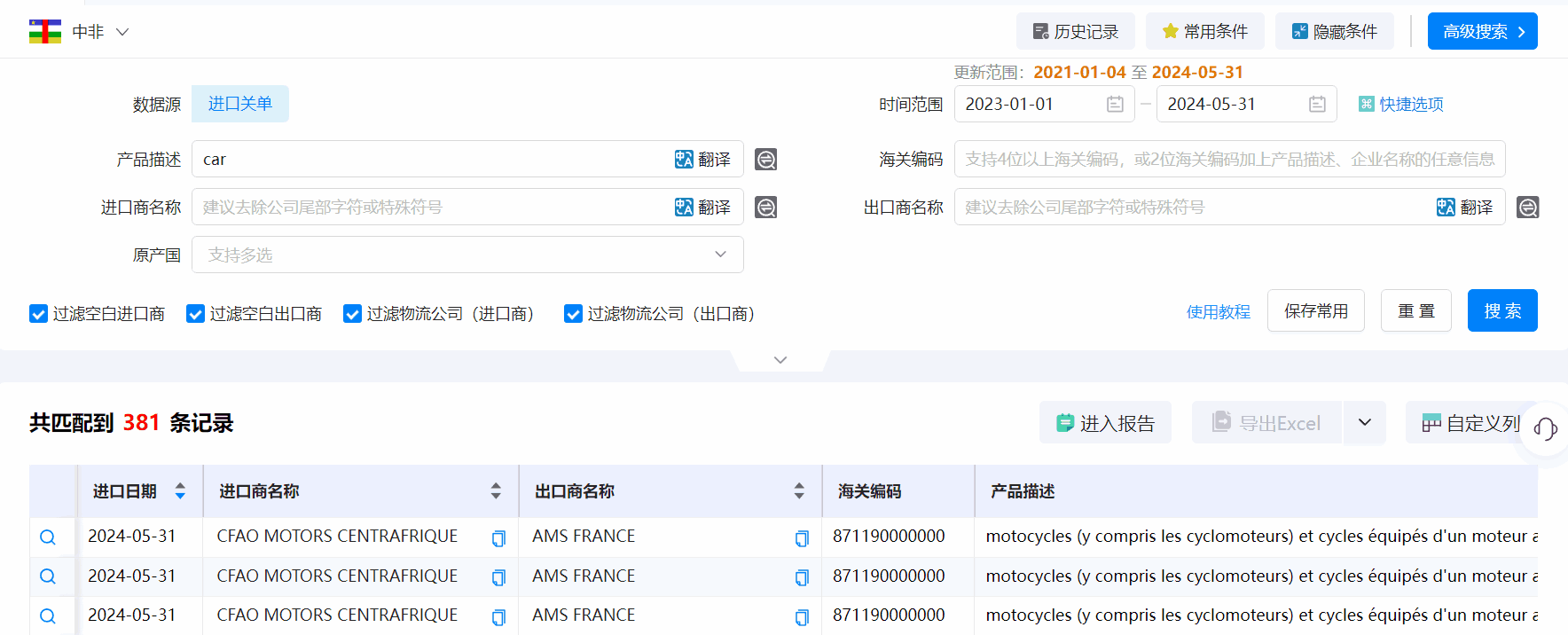 中非海关数据,海关数据,PA真人视讯海关数据 中非海关数据,海关数据,PA真人视讯海关数据